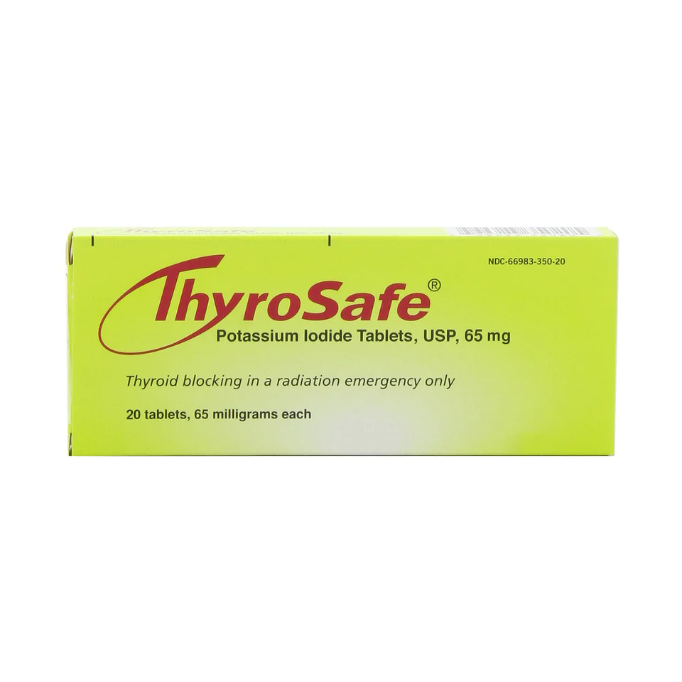 MIRA Safety Thyrosafe Potassium Iodide bottle on a white background