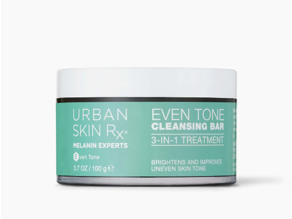 Even Tone Cleansing Bar on white background