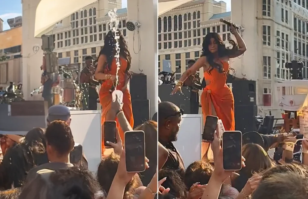 Cardi B Throws Microphone at Rude Fan During Concert in Las Vegas